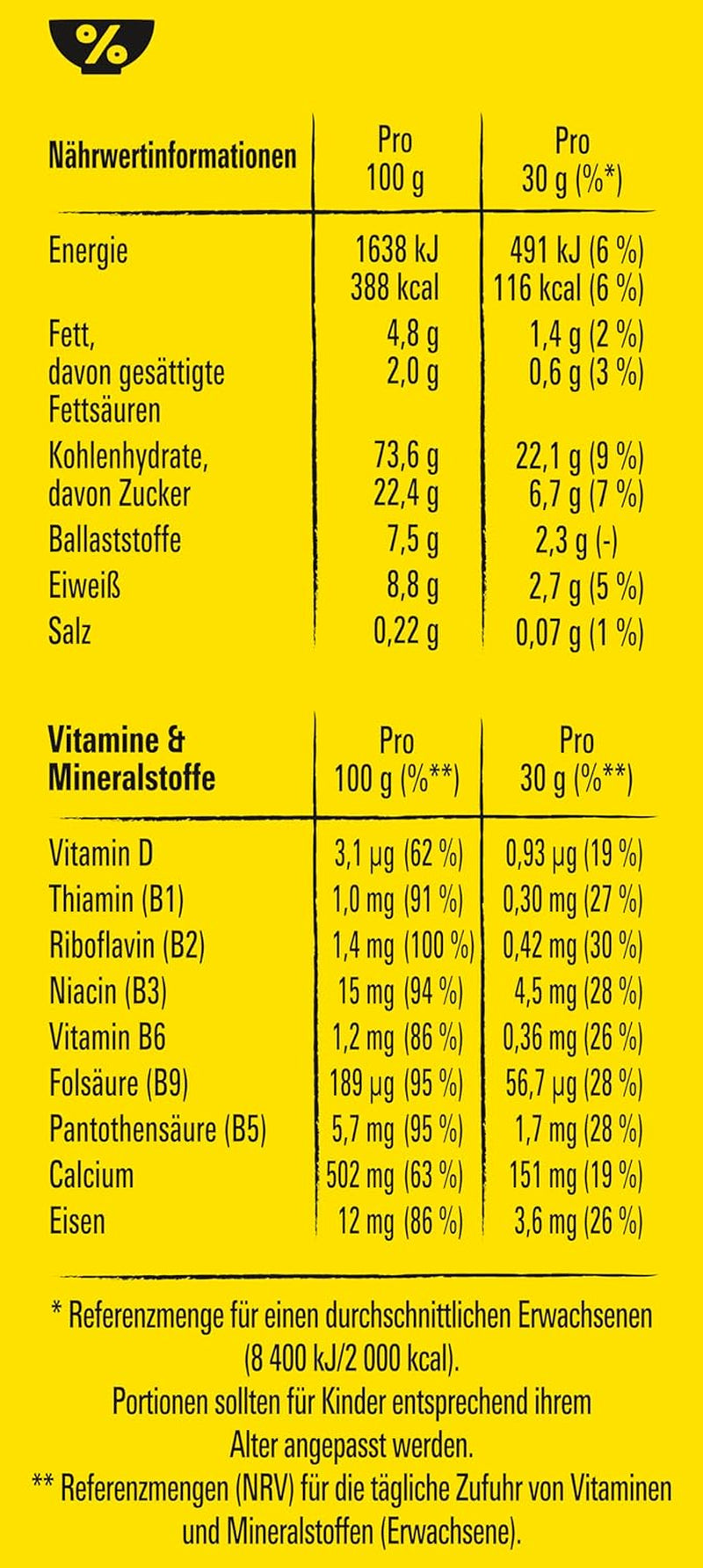 Nestlé Choco Waves, petit-déjeuner croustillant au chocolat en forme de vague (teneur en grains entiers de 33%), 1 paquet (1 x 330g)