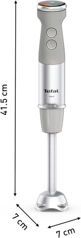 Tefal Quickchef+ 3-In-1 XL Stabmixer/Zerkleinerer/Schneebesen, 1000 W, Intuitif Geschwindigkeitsregelung, Turbo-Taste, Powelix-Messer-Technologie, Edelstahl, Grau, HB67MB30 Kitchen Naty Shop