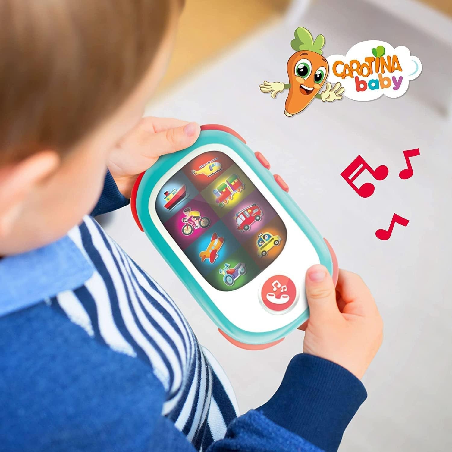 Liscianigiochi 95032 Carotina Baby Smartphone LED, Non applicable, S Jucarii Bebe Naty Shop