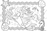 Lisciani - Puzzle DISNEY Ariel - Recréez et coloriez les scènes de vos boîtes préférées - à partir de 7 ans - GRAND PUZZLE de 250 pièces - Favorise la dextérité Puzzle Naty Shop