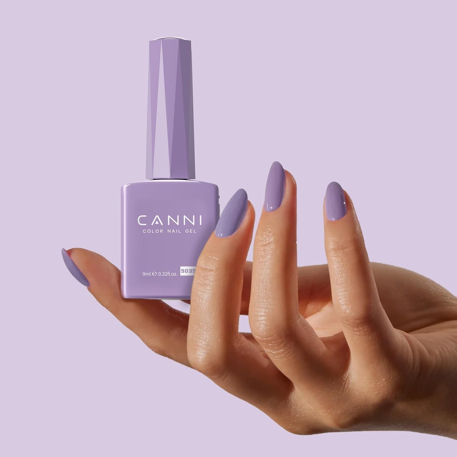 Vernis à ongles gel CANNI, semi-permanent, violet foncé, vernis à ongles, gel UV, trempage, manucure