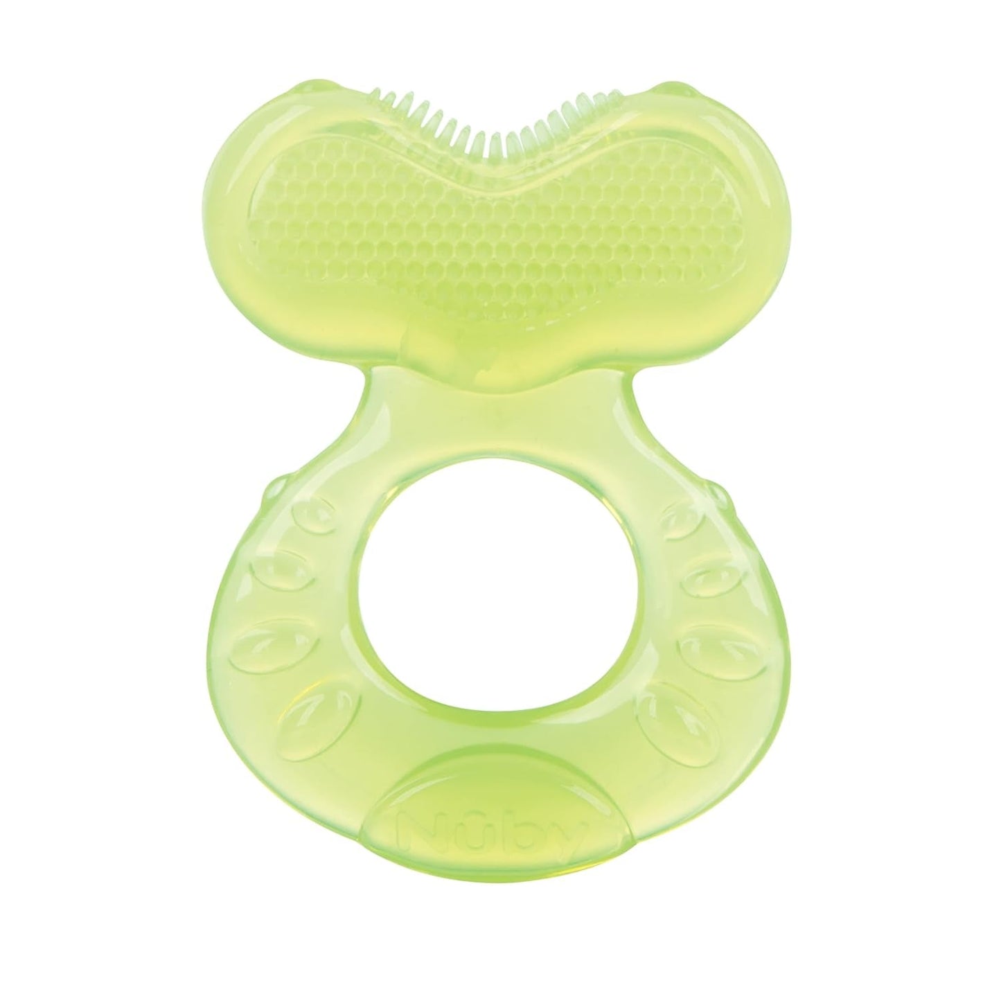 Nuby - Anneaux de dentition en 3 étapes – 3 anneaux de dentition pour stimuler les gencives et soulager la douleur de la dentition – Jouet de dentition pour bébé – Sans BPA – 3 mois et plus