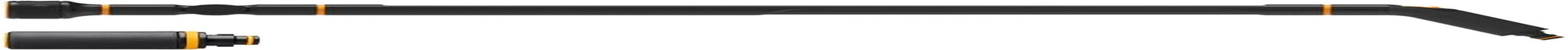Fiskars Kit de tuyaux d'eau pour roue à eau avec 2 connecteurs de tuyau et connecteur de robinet, taille universelle, niveau de rigidité en torsion 4 (sur 5), 1,8 m, Ø1,3-1,5 cm (1/2-5/8"), noir/orange/bleu, 1057621