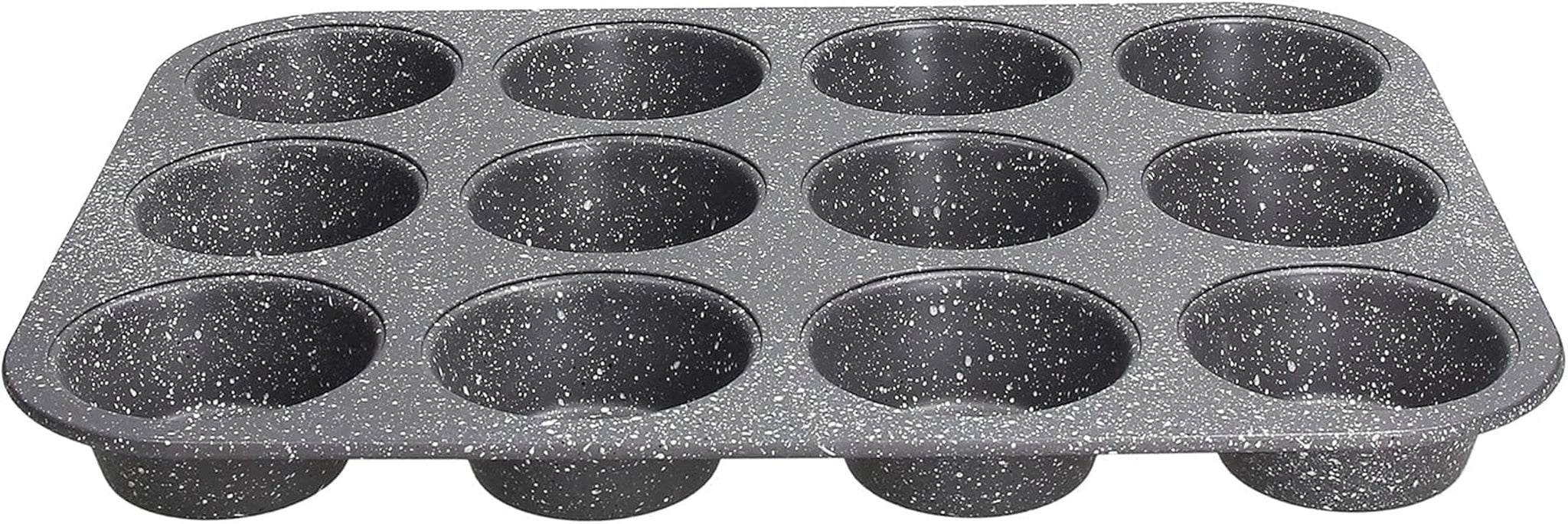 Pure Roq Muffinform Für 12 Muffins, Aluminium, Schwarz Moules et plaques à pâtisserie Naty Shop Muffin-Blech