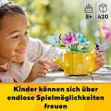 LEGO Creator Ensemble d'arroseurs de fleurs 3 en 1, décoration de chambre d'enfant, construisez un arroseur avec un bouquet de fleurs, des bottes en caoutchouc ou 2 oiseaux jouets, cadeau créatif pour filles et garçons de 8 ans 31149 Ensembles de construction Besuche den LEGO-Store