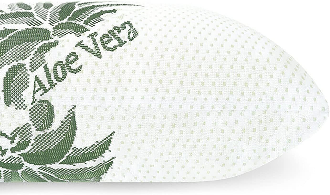 Mister Sandman Oreiller ergonomique 40 x 80, oreiller cervical avec taie d'oreiller confortable, oreiller en viscose parfait pour dormir sur le ventre, sur le dos et sur le côté, oreiller en mousse à mémoire de forme