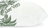 Mister Sandman Oreiller Ergonomique 40X80, Oreiller Cervical avec Housse d'oreiller à l'Aloe Vera, Oreiller Visco Parfait pour les dormeurs sur le ventre, sur le dos et sur le côté, Oreiller en mousse à mémoire de forme Oreillers orthopédiques cervicaux Naty Shop 2X Housse d'Aloe Vera