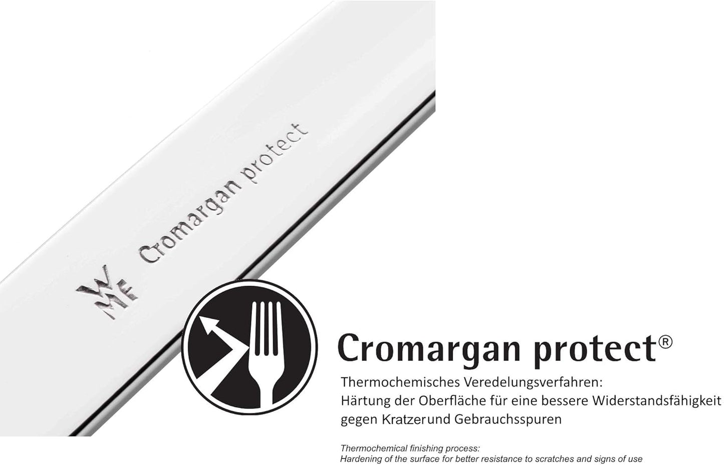 WMF Corvo Besteck Set 12 Personen, 66 Teilig, 60 Teile Mit Servierbesteck, Hohlheftmesser, Cromargan Protect Mattiert, Kratzbeständig, Spülmaschinenfest Kitchen Naty Shop