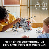 LEGO Star Wars At-Te Walker Mobile Toy Model Minifigure Set comprenant 3 soldats clones, des droïdes de combat et un droïde araignée nain 75337 Jeux de construction Besuche an LEGO-Store