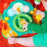 Bright Starts, volant jouet, pilote lumières et couleurs, avec musique, bruits de voiture, clignotants, levier de vitesses et plus Bebe Naty Shop Jouets