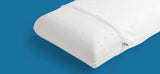 Mediflow The Original 5008 Coussin d'eau avec mousse Visco 50 x 70 cm, blanc, simple, 1 pièce (1 paquet) Naty Shop Oreillers standard