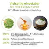 Bohyang Garden Matcha Powder 100g – Thé vert haut de gamme de Corée du Sud | Finement moulu et riche en tradition | Pour les lattés, les smoothies, les pâtisseries et les rituels de soins personnels | Poudre de Matcha en sachet refermable