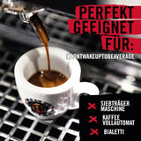 DEAD OR ALIVE Espresso No3 - Starke Espressobohnen 1kg - 100% Robusta - Kaffeebohnen für Kaffeevollautomat und Espressomaschine - Ganze Bohnen mit viel Koffein aus Italien - Café en grains