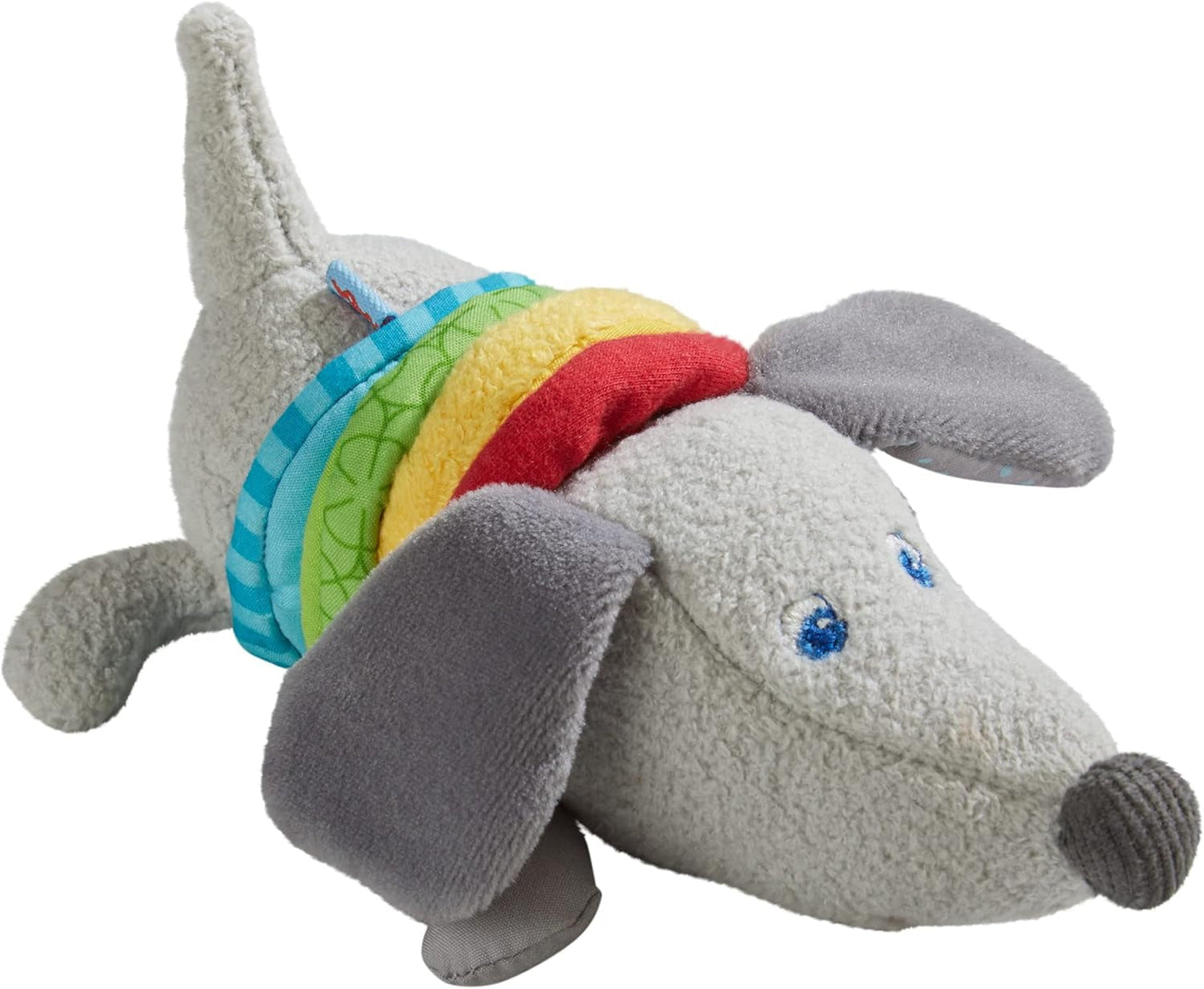 HABA 304771 - Hochet figurine teckel, jouet bébé en tissu avec moteur hochet, jouet à partir de 6 mois Jouets Bebe Naty Shop Default Title