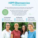 Lait de croissance biologique HiPP (4 x 600 g) après 12 mois avec calcium, fer, vitamines C et D pour les tout-petits en pleine croissance, meilleure qualité biologique