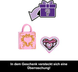 Poupée Monster High Scary Sweet Birthday Cupidon Asteria en robe de soirée rose et rouge avec accessoires à thème comme une invitation, un ballon, un cadeau et plus encore, JBG77