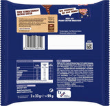 Nestlé Milk Bar Barre de céréales croquantes au chocolat au lait, paquet de 9 (3 x 33 g chacune)