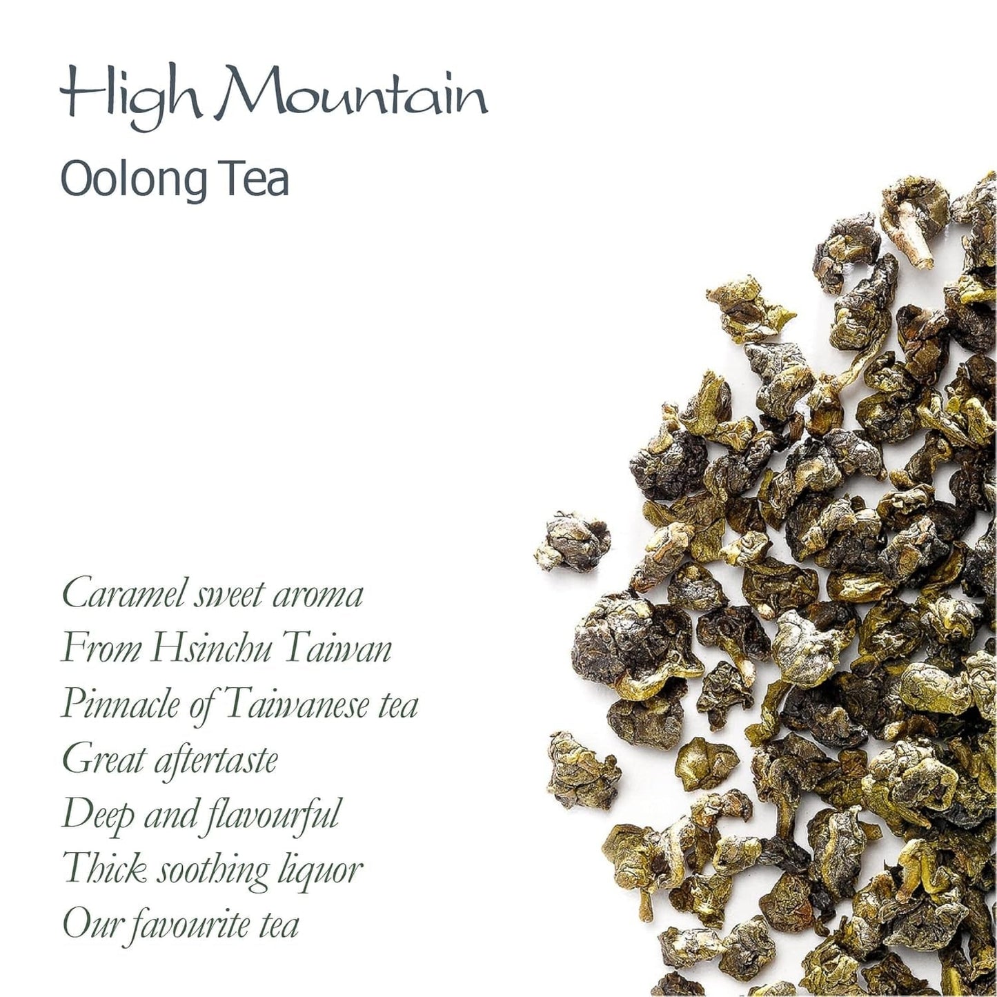 Thé Oolong Tie Guan Yin - Thé en vrac High Taiwan Formosa - Thé Wu Long de Taiwan - Thé bleu - Thé Olongh Ti Kuan Yin Thé Olong Thé Olong Thé bleu Thé Ti Thé Tieguanyin Thé de Taiwan