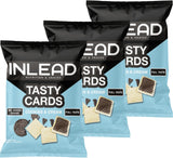 - Cartes savoureuses - Biscuits au chocolat sans sucre fourrés crémeux | Se faire dorloter consciemment pour les enveloppes | Snack hypocalorique - 3 x 52g (Biscuits à la crème)