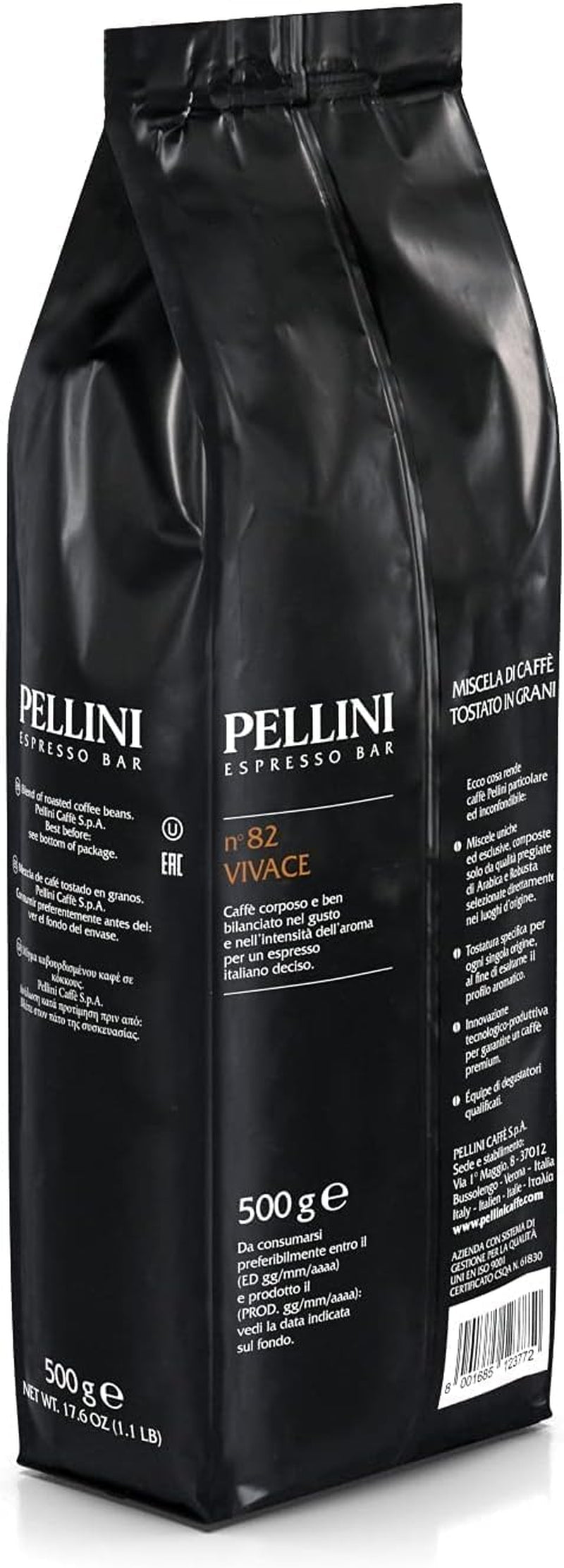 Pellini N° 82 Vivace Café en grains 500 g