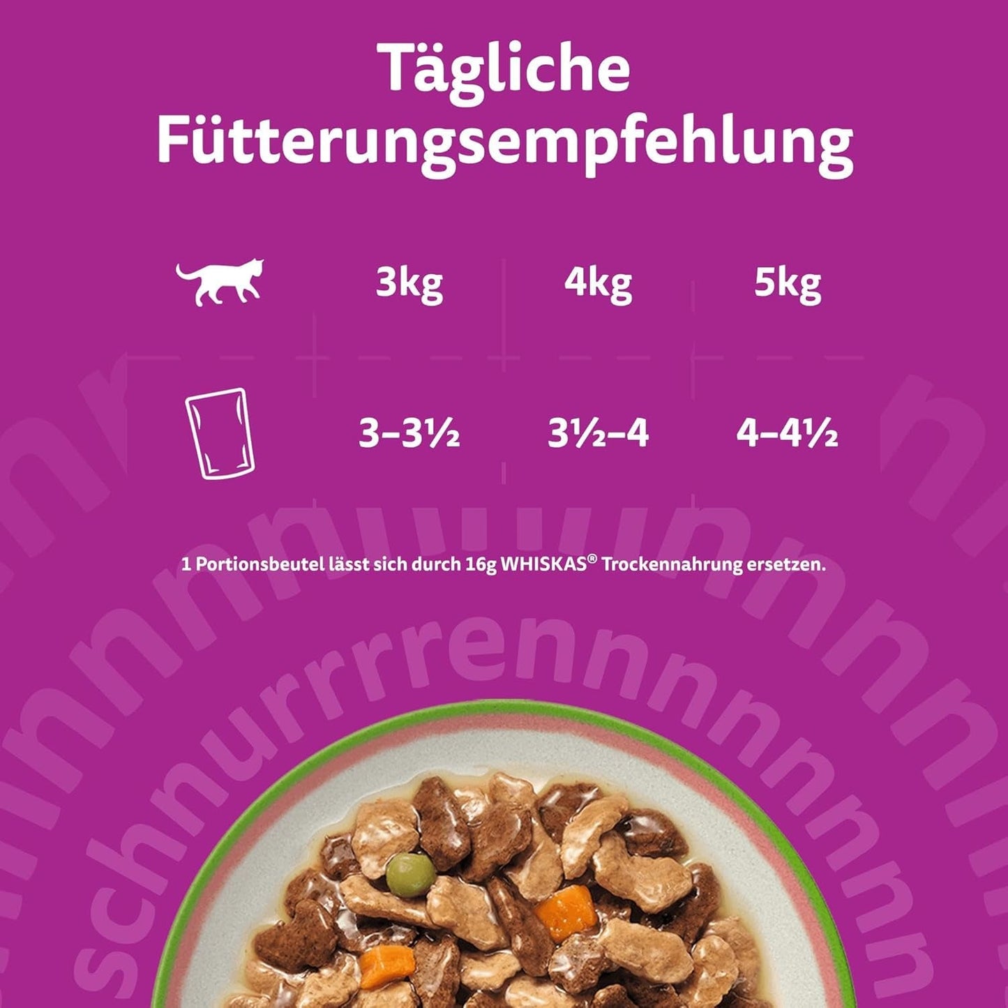 WHISKAS TASTY MIX Nassfutter en Sauce pour Katzen 40 x 85g Chef's Choice