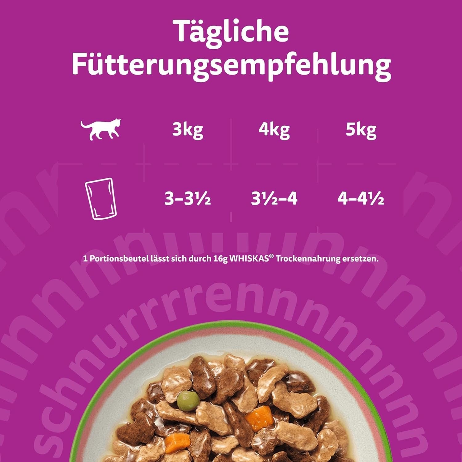 WHISKAS TASTY MIX Nassfutter en Sauce pour Katzen 40 x 85g Chef's Choice