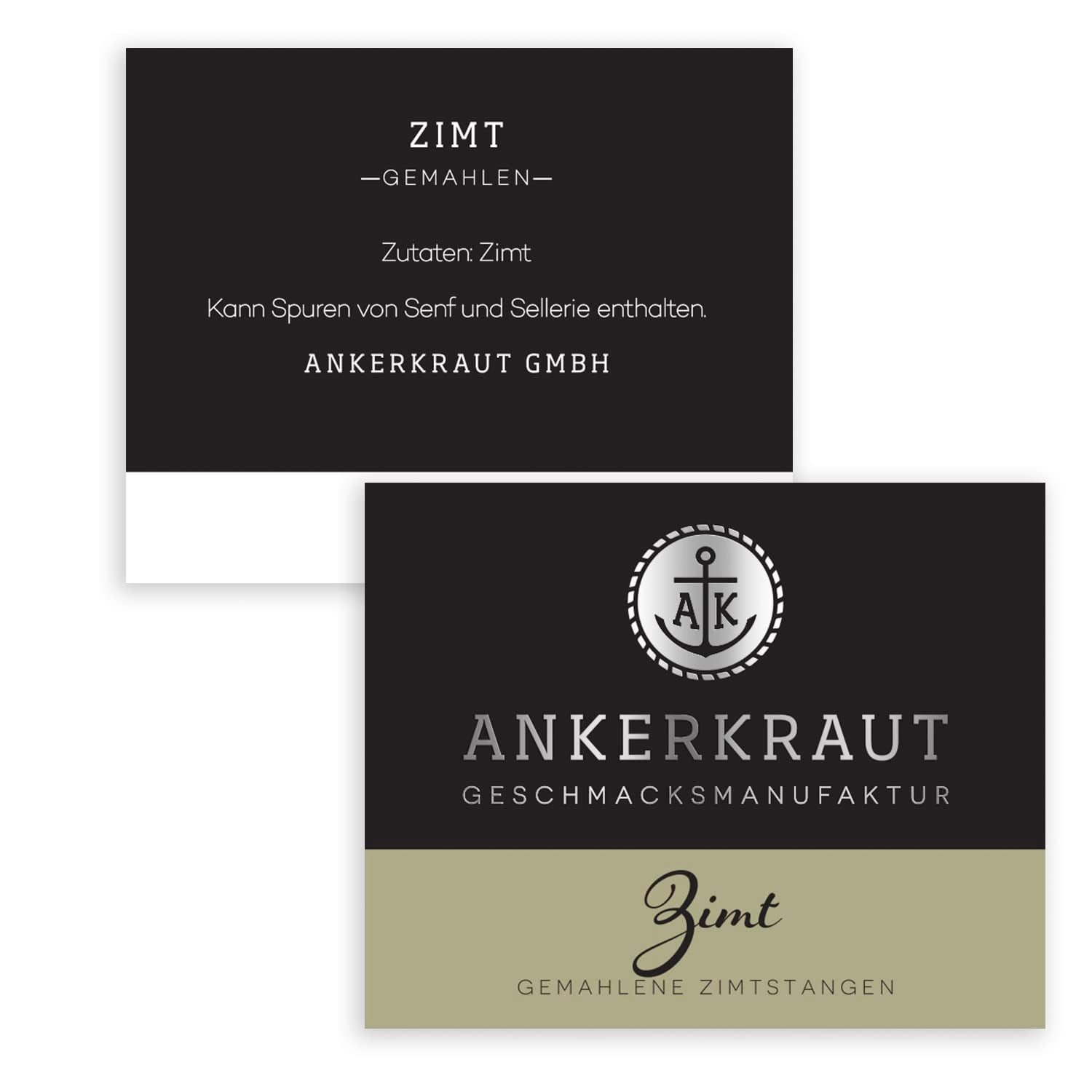 Ankerkraut Zimt, gemahlen, 75g dans un verre Korkenglas