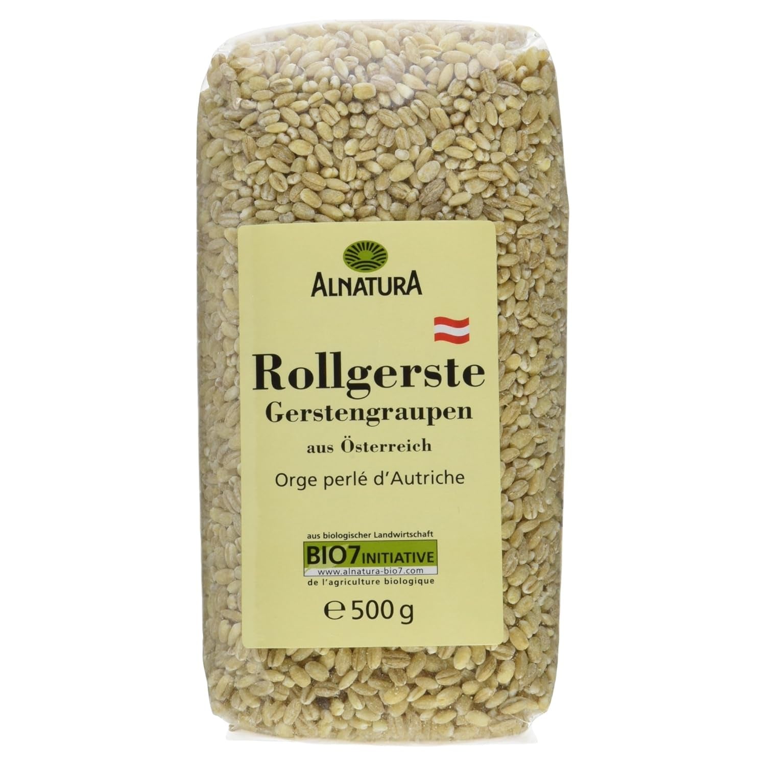 Orge perlé biologique, orge perlé, 500g