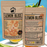 THÉ BLISS AU CITRON Original de Nananatura'S 85G | Tisane d'été fruitée et rafraîchissante | Comme thé froid, thé glacé ou chaud classique | Avec des fleurs, des feuilles et des baies mûries au soleil | Pas de sucre