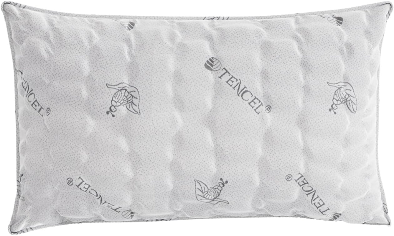 Literie italienne MB Home Italia, oreiller, biocéramique, gris clair, 45 x 75 cm Naty Shop Oreillers standards Tencel