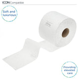Kleenex Standard Roll 8441 Papier toilette – Papier toilette 2 épaisseurs – 6 paquets de 6 rouleaux x 600 feuilles chacun, blanc (36 rouleaux/21 600 feuilles au total)