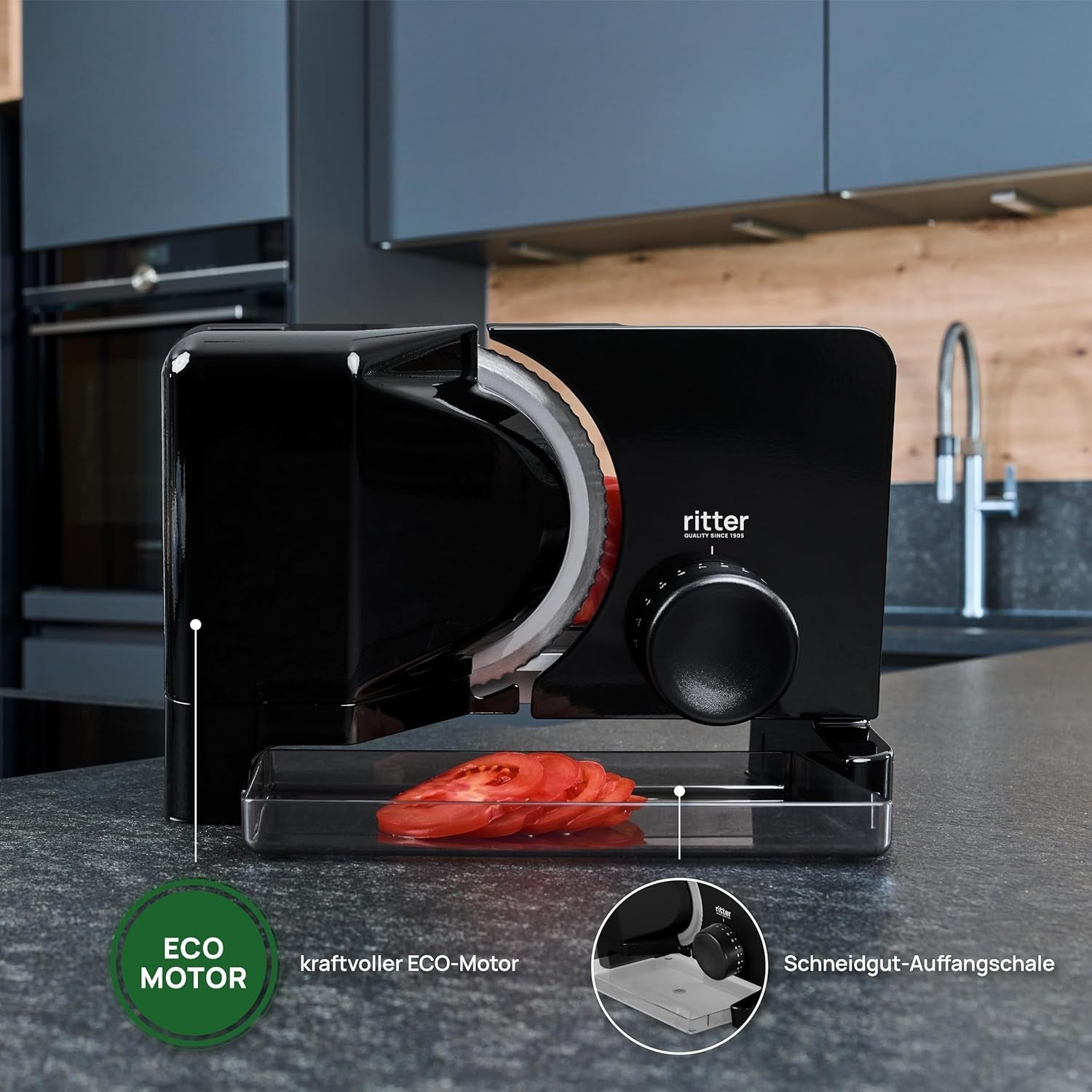 Ritter E 16 Duo plus Machine électrique multifonctionnelle à trancher et à couper les métaux avec moteur écologique, fabriquée en Allemagne Déchiqueteuses et trancheuses Naty Shop