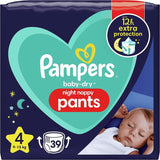 Couches Pampers 81657566 Pantalon Baby-Dry, blanc