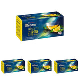 Meßmer Thé vert citron I 25 sachets de thé I Végétalien I Sans gluten I Sans lactose (lot de 4)