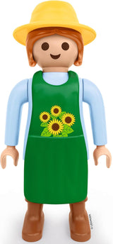 LECHUZA Jardinier 2021 - Tournesol (62,5 cm), Vert/Bleu Clair