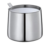 Cilio DELIZIA Dent et tasse de lait | Service à café | Tasse et récipient à lait en acier inoxydable | Empilable | Avec cuillère | Portions 250 ml de lait et 220 g de sucre