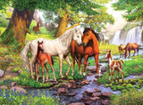 Puzzle enfant Ravensburger - 12904 Chevaux sauvages au bord de la rivière - Puzzle chevaux de 300 pièces pour les enfants à partir de 9 ans au format XXL Puzzle Naty Shop