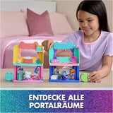 DREAMWORKS GABBY'S DOLLS HOUSE : LE FILM - Cuisine saupoudrée de sucre de Portal Room Kuchi avec figurine et accessoires, à partir de 3 ans
