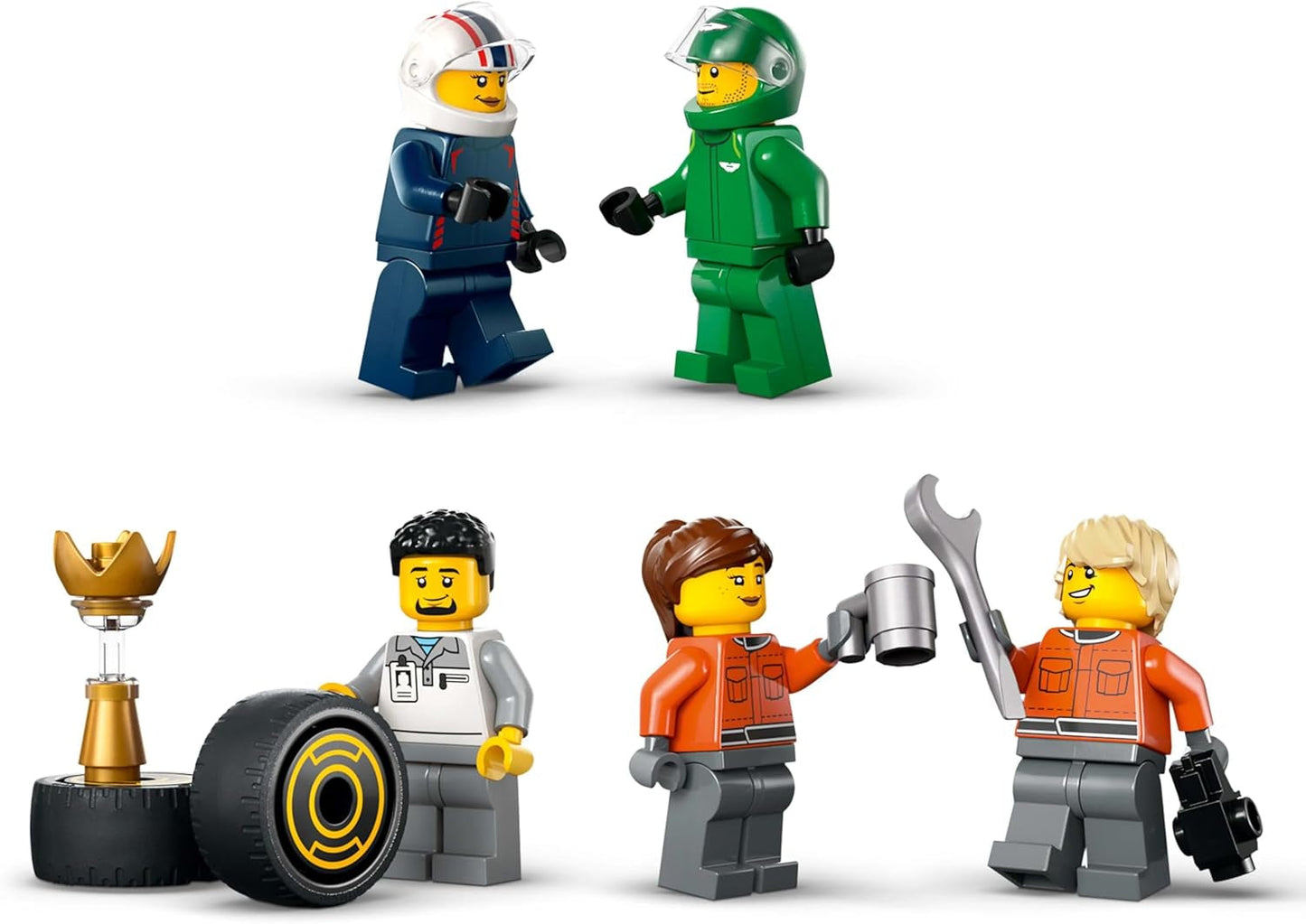 LEGO City F1 Transporter avec voitures de course F1 RB20 et AMR24 - Transporteur de voitures miniatures pour les équipes de Formule 1 Red Bull et Aston Martin - Incl. 5 figurines - Cadeau pour garçons et filles à partir de 8 ans 60445 Jeux de construction Besuche an LEGO-Store