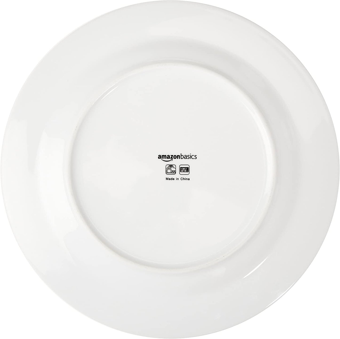 Amazon Basics Cafe Service de table 16 pièces à bord noir pour 4 personnes