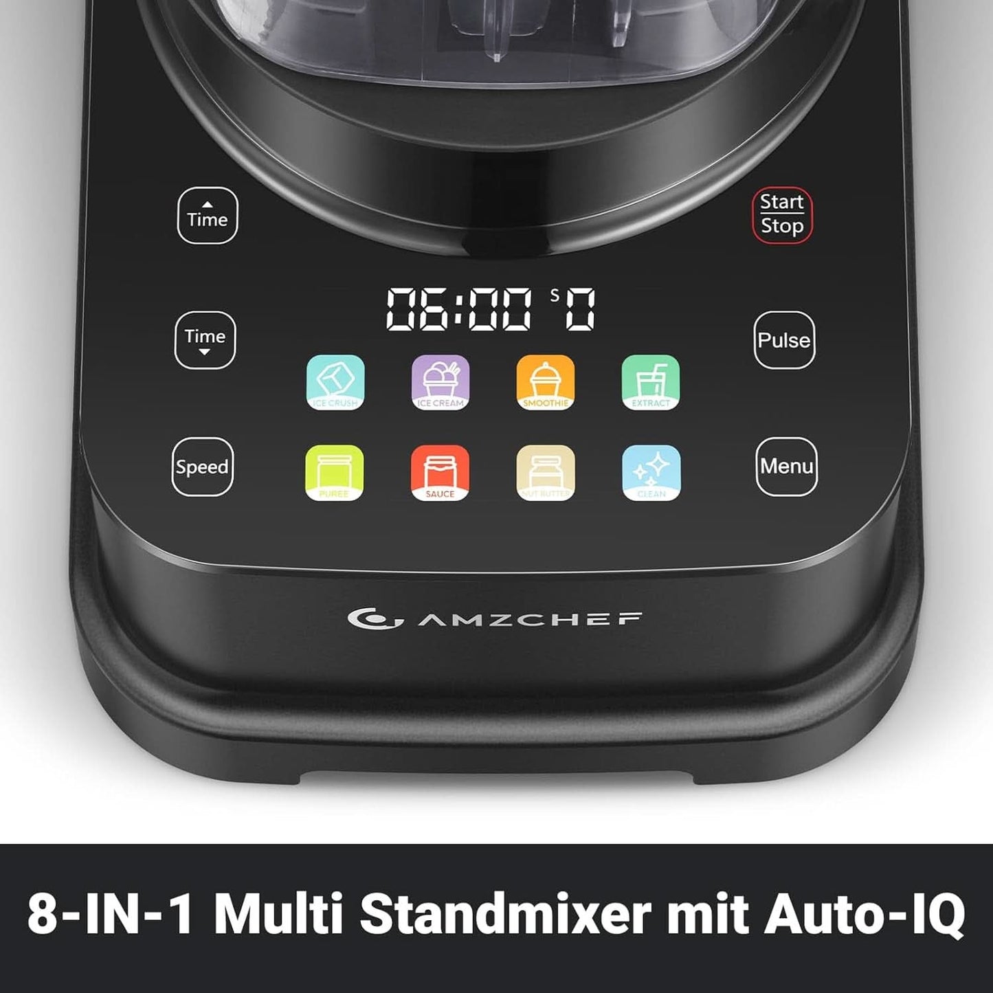 Blender AMZCHEF, 8 menus intelligents et 10 vitesses, écran tactile LCD Cuisine Naty Shop