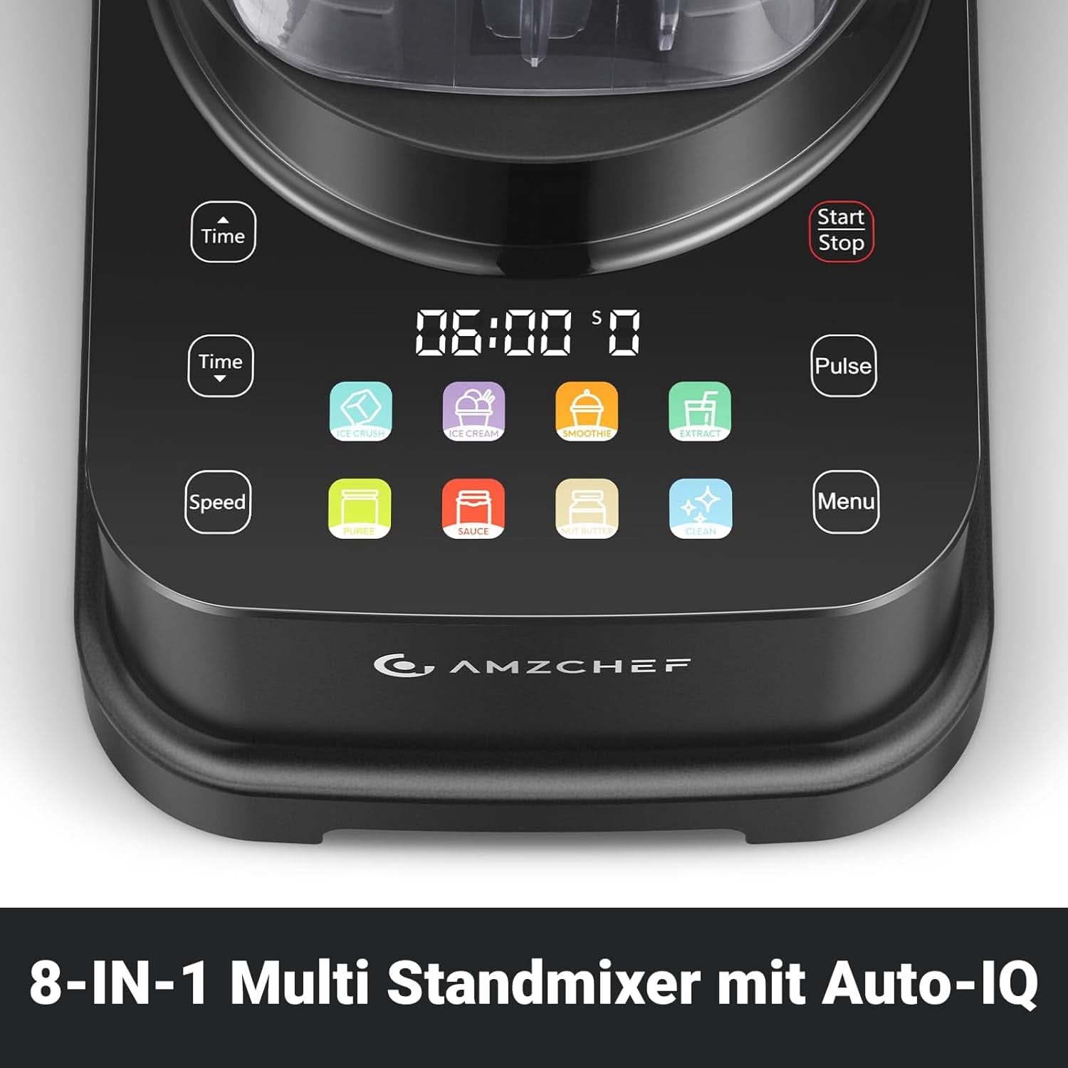 Blender AMZCHEF, 8 menus intelligents et 10 vitesses, écran tactile LCD Cuisine Naty Shop