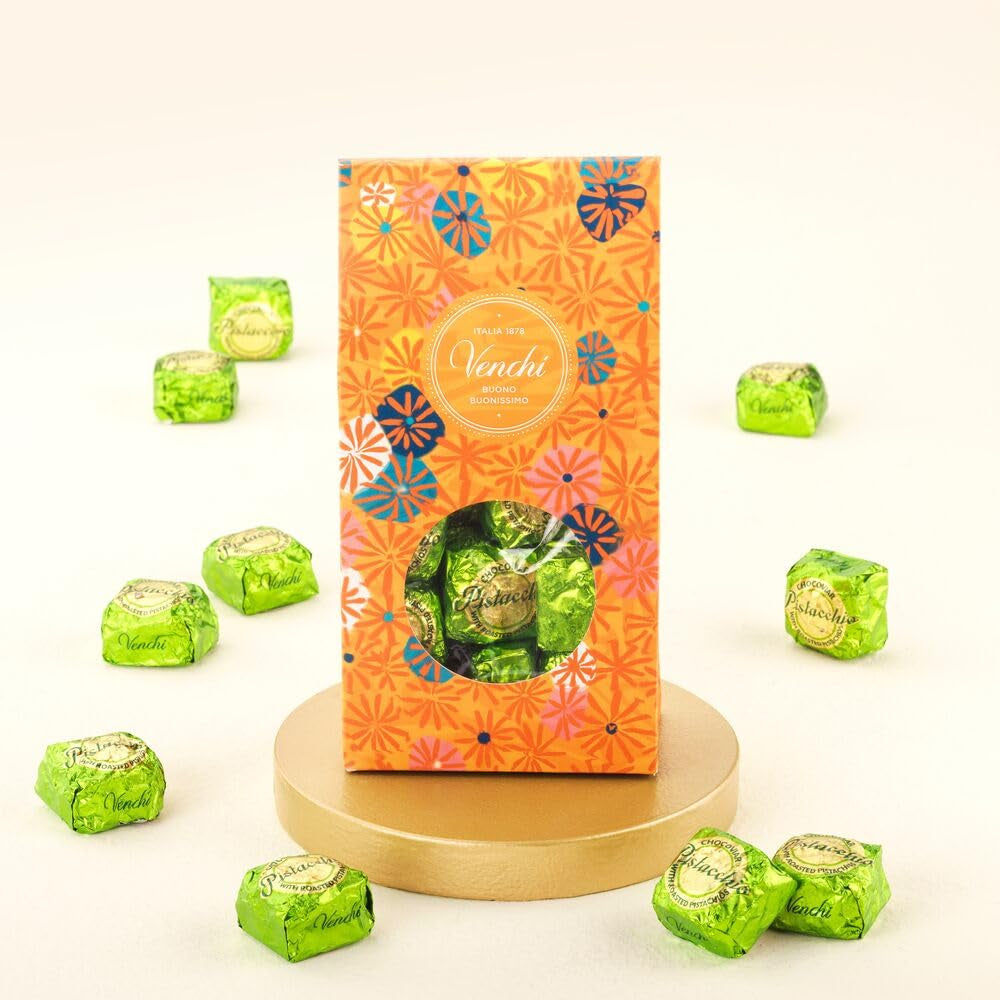 Venchi – Collection Murrine – assortiment de pralines pistache, chocoberry, 310 grammes Naty Shop