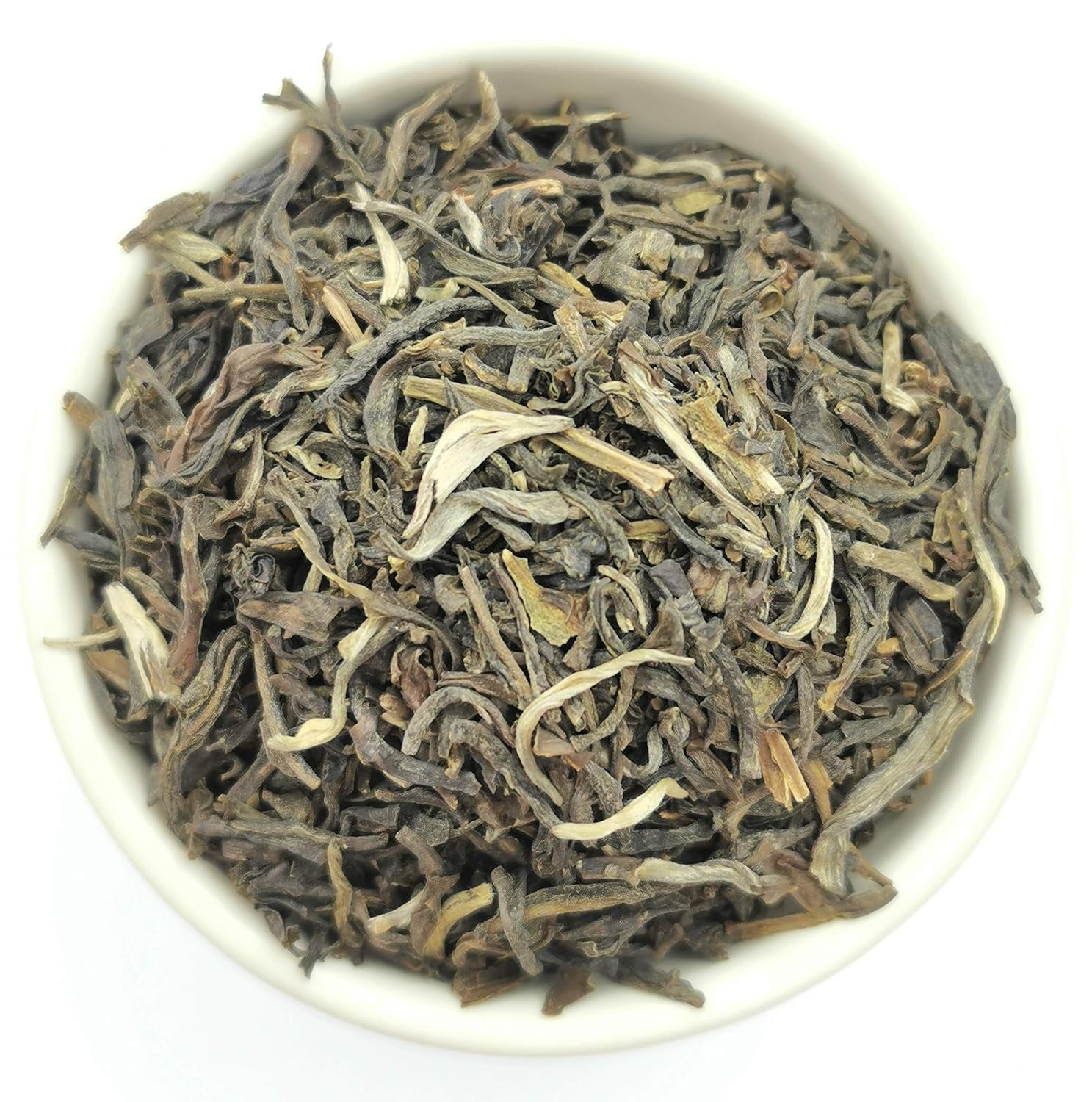 Thé au jasmin en vrac 100g, Thé vert à la fleur de jasmin naturellement aromatisé, Thé vert au jasmin au goût de jasmin prononcé, Thé vert Teaclub