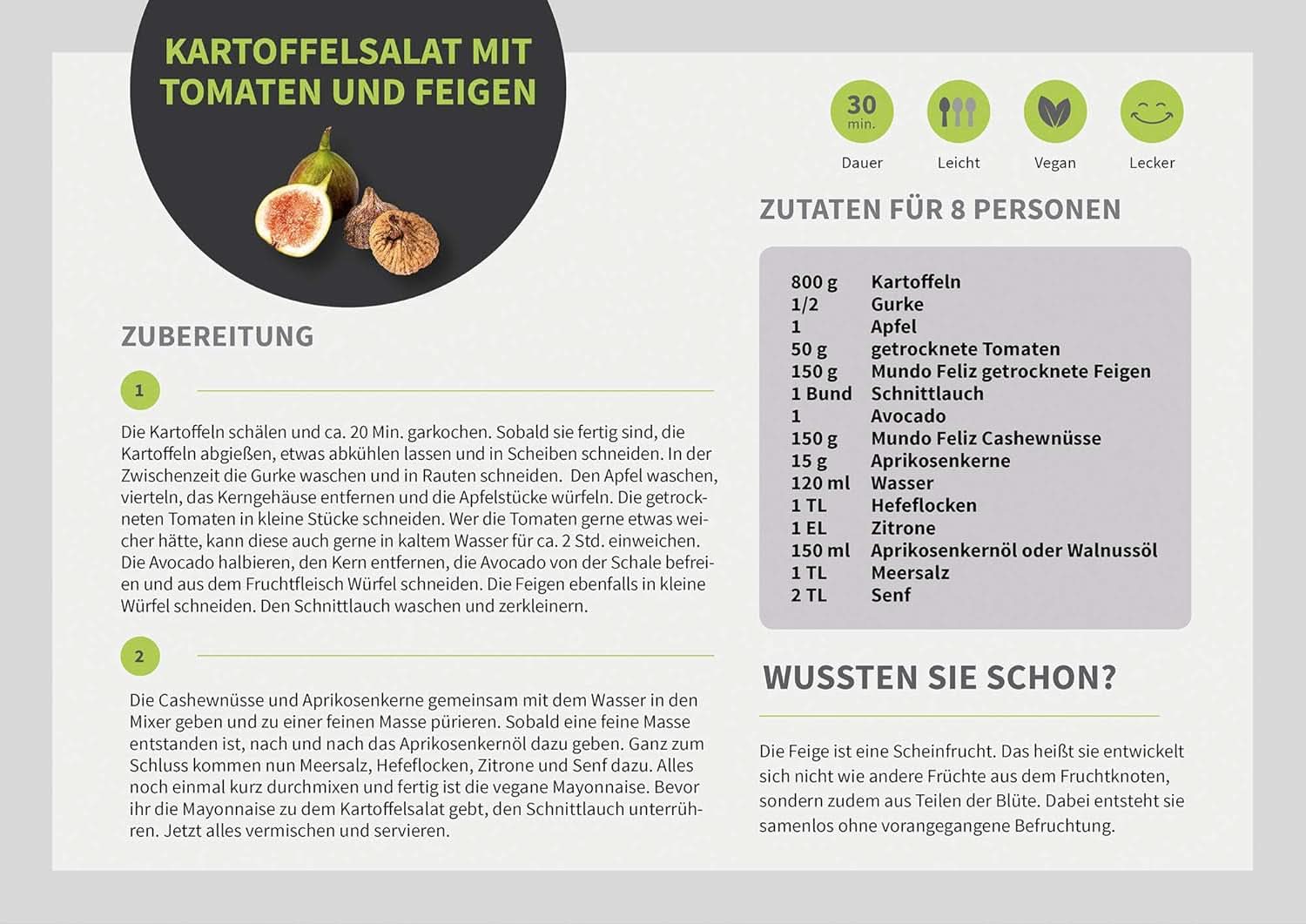 Mundo Feliz Figues séchées issues de l'agriculture biologique, 2 x 500 grammes Produits déshydratés Naty Shop