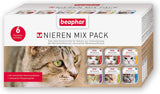 BEAPHAR – Renal Diet Mixed Package – Aliment complet pour chats souffrant d'insuffisance rénale chronique – Pour soutenir la fonction rénale – 6 x 100 g