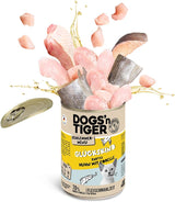 Dogs'n Tiger Schlemmermenü Glückskind, Nassfutter für Kätzchen, saftiges Hun und Forelle - sans Getreide, Zuckerzusatz, künstliche Konservierungsstoffe, optimale Verträglichkeit, 12x 200g