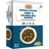 ASHOKA - Curry instantané aux épinards, pommes de terre et riz - (1 x 250 g)