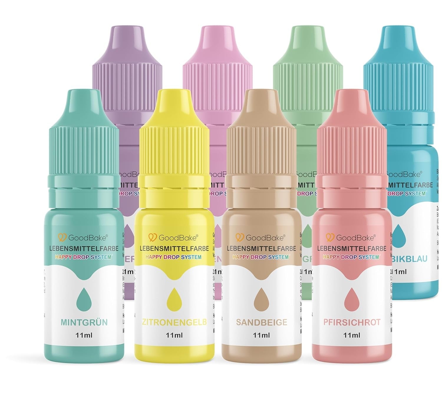 Colorant alimentaire Goodbake Pastel Sand Beige (11 ml) - Colorant alimentaire à haute dose - Pour colorer les gâteaux, fondants, crème au beurre, macarons, boissons, slime et bien d'autres articles. 100% végétalien