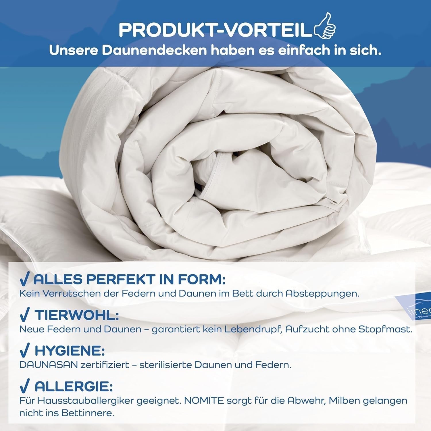 Couette confort, (90 bouffées / 10 plumes), blanc, 135 X 200 Cm Couettes et couettes Naty Shop